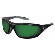 Swagger (RP2), Welding Safety Glasses, Anti-Scratch, Green Filter 3.0 Lens, Black Frame, Full-Frame