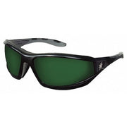 Swagger (RP2), Welding Safety Glasses, Anti-Scratch, Green Filter 5.0 Lens, Black Frame, Full-Frame