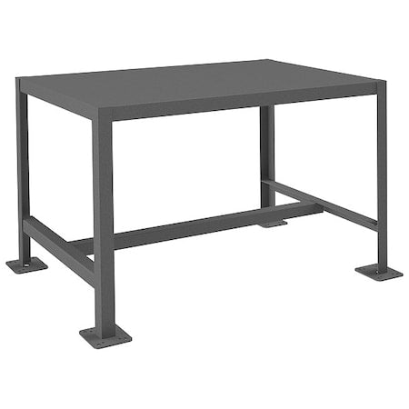 Fixed Work Table,Steel,36" W,24" D