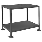 Medium Duty Machine Tables, Steel, 36" W, 30" Height, 2000 lb., Straight