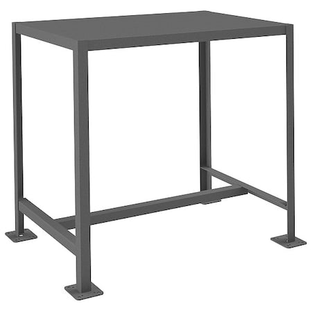 Medium Duty Machine Tables, Steel, 36" W, 36" Height, 2000 lb., Straight