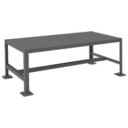 Fixed Work Table,Steel,48" W,24" D