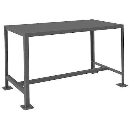Fixed Work Table,Steel,48" W,24" D