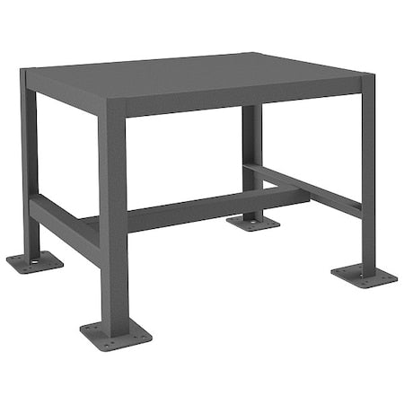 Fixed Work Table,Steel,24" W,18" D
