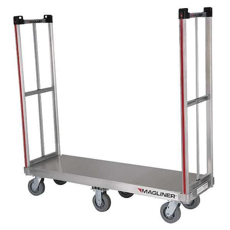 Twin Handle Platform Truck,1800 lb,60 In