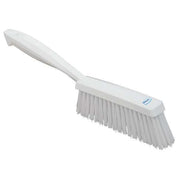 1 19/32 in W Bench Brush, Soft, 6 3/4 in L Handle, 7 in L Brush, White, Plastic, 13 in L Overall