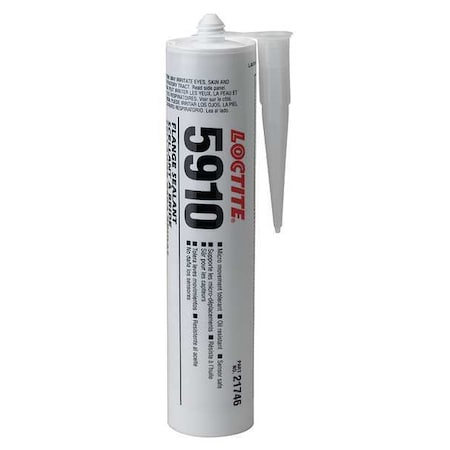Sealant, 300 ml, Cartridge, Black, Silicone Base, SI 5910