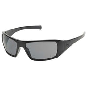 Goliath(R), Safety Glasses, Anti-Scratch, Gray Lens, Black Frame, Full-Frame, Polarized
