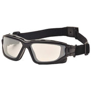 Safety Goggles, Indoor/Outdoor Mirror Lens, Anti-Fog, Direct Vented, Foam Padding, I-Force Series
