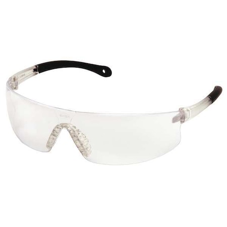 Provoq(R), Safety Glasses, Anti-Scratch, Clear Lens, Clear Frame, Frameless