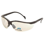 Venture II(R), Reader Safety Glasses, Anti-Scratch, Mirror Lens, Half-Frame, Wraparound