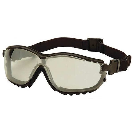 Safety Goggles, Indoor/Outdoor Mirror, Anti-Fog, Direct Vented, Foam Padding, V2G Series