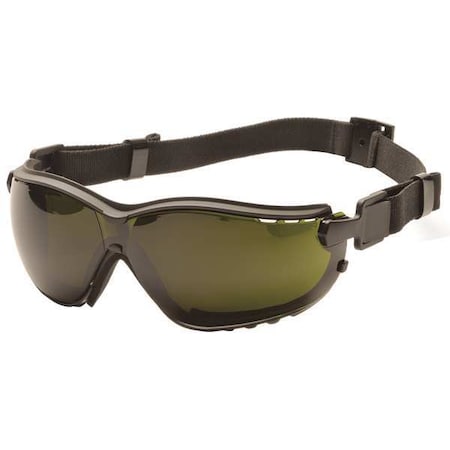 Welding Safety Goggles, Shade 5.0 Lens, H2X Anti-Fog, Direct Vented, Foam Padding, V2G Series