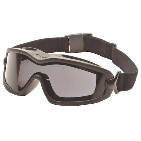 Safety Goggles, Gray Lens, H2X Anti-Fog, Indirect Vented, Dielectric, V2G Plus Series