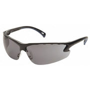 Venture 3(R), Safety Glasses, Anti-Scratch, Gray Lens, Black Frame, Half-Frame