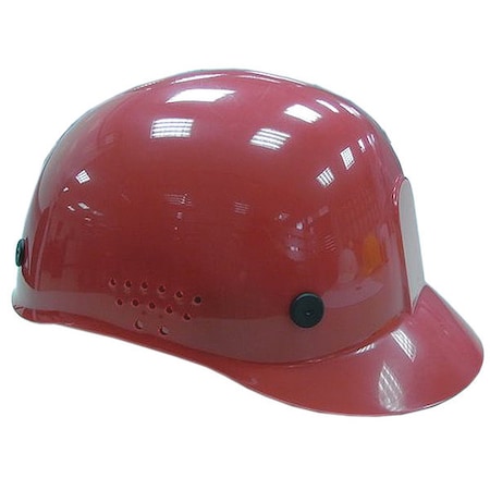 Bump Cap, Baseball, Polyethylene, Pinlock Suspension, Red, Fits Hat Size 6-1/2 to 7-1/2