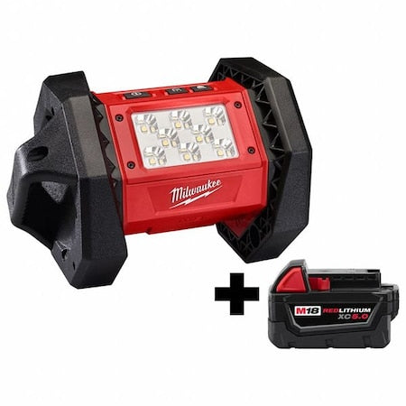 M18 ROVER Flood Light, M18 XC5.0 Battery