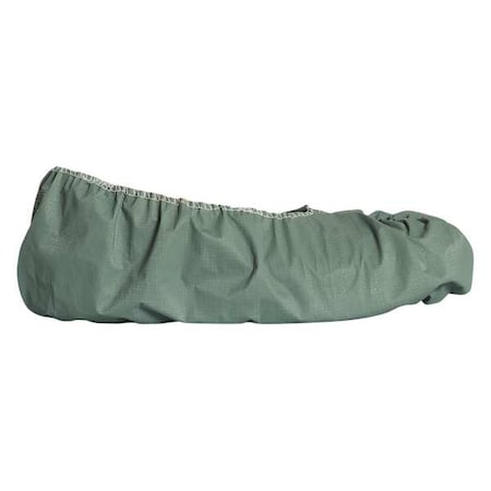 Disposable Shoe Covers, Polyethylene Coated Spunbond Polypropylene, Gray, Slip Resistant Sole: Yes