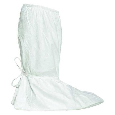 Disposable Boot Covers, Tyvek(R) IsoClean(R), White, Slip Resistant Sole: Yes ,M