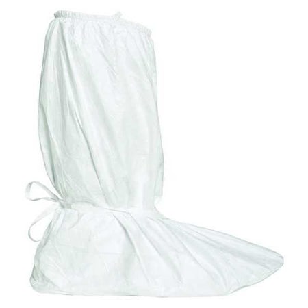 Disposable Boot Covers, Tyvek(R) IsoClean(R), White, Slip Resistant Sole: Yes ,XL