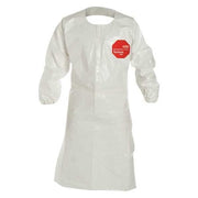 Apron, Saranex(TM) 23-P Film Laminated to High Density Polyethylene, White, 44", L