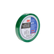 Floor Marking Tape, vinyl, No Legend, Green, 3/4 in W., 5.2 mil Thickness