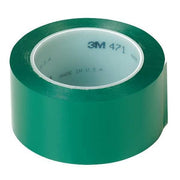 Floor Marking Tape, vinyl, No Legend, Green, 3 in W., 5.2 mil Thickness