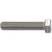316, 3/8"-16 Hex Head Cap Screw, Plain Stainless Steel, 1-1/8 in L, 10 PK