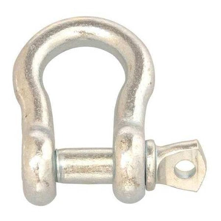 1/2" Anchor Shackle, Screw Pin, Zinc Plated