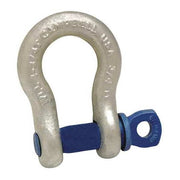 1-3/4" Anchor Shackle, Screw Pin, Forged Carbon Steel, Galvanized