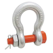 3/4" Alloy Anchor Shackle, Bolt Type, Forged Alloy, Galvanized