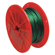 1/16", 1 x 7 Cable, Green Vinyl Coated to 1/8", 250 Feet per Reel
