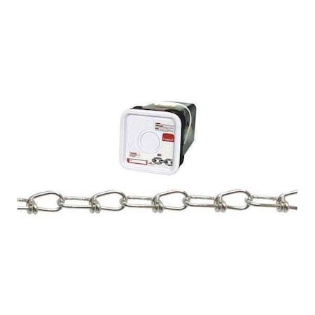 2/0 Double Loop (Inco) Chain, Yellow Polycoat, 200' per Square Pail