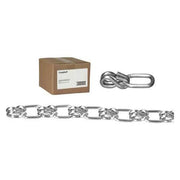 5/0 Lock Link Single Loop Chain, Wrapped, Zinc Plated, 100' per Carton