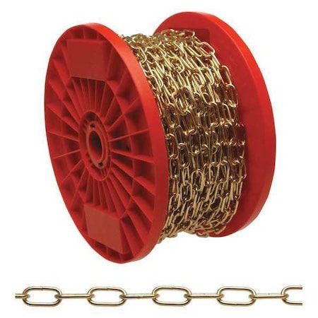 No. 100 Hobby/Craft Oblong Decorator Chain, Black, 197' per Reel