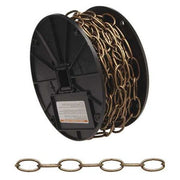 No. 10 Decorator Chain, Brushed Nickel, 40' per Reel