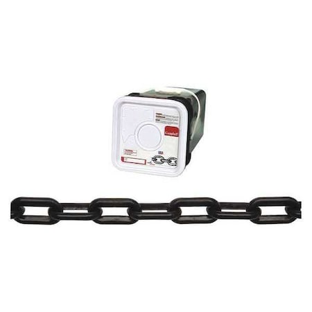 No. 8 Plastic Chain, Black, 138' per Square Pail