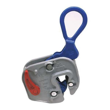 GXL Plate Clamp, 1/16"- 5/8" Grip, 1/2 ton WLL