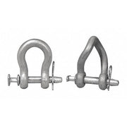 7/8" Straight Clevis, Long Body, Forged, Electro-Galvanized
