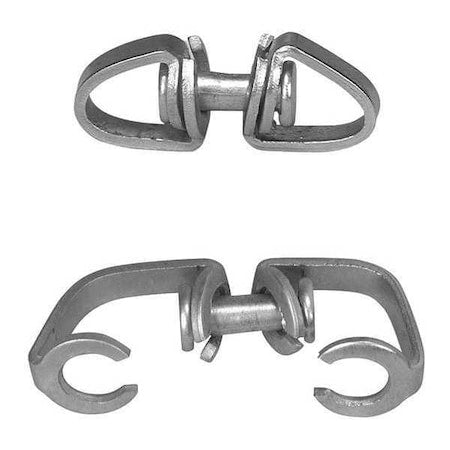 Open Eye Swivel, 1/0 & 2/0 Inco (Double Loop) Chain, No. 1020