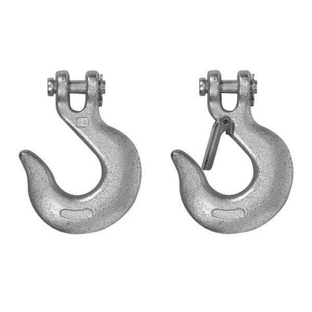 1/4" Clevis Slip Hook w/Latch, Grade 43, Zinc Plated