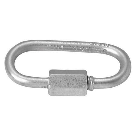 1/2" Quick Link, Steel, Zinc Plated, No. 7350