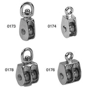 1-1/4" Pulley, Single Sheave, Swivel Eye, No. 0173