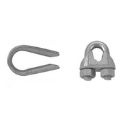 3/16" Wire Rope Clip, Electro-Galvanized