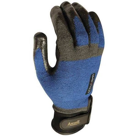 Cut-Resistant Coated Gloves, Cut Level A4 ,Dipped ,Nitrile ,Sandy ,11 1 PR