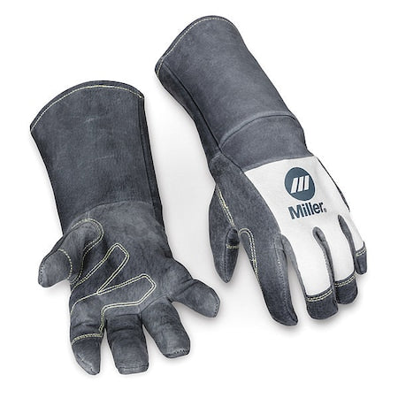 Classic Welding Gloves, Gauntlet Cuff, Keystone Thumb, Premium Pigskin, L, 1 PR