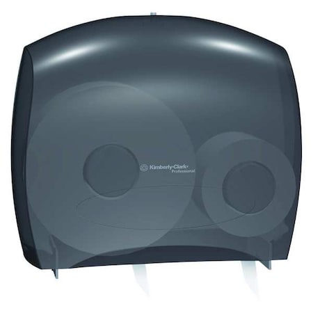 Essential Jumbo Roll Toilet Paper Dispenser (09507), Black, 16.0" x 13.88" x 5.75" (Qty 1)