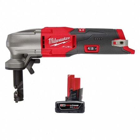 M12 FUEL 16 Gauge Variable Speed Nibbler + M12 XC 4.0 Battery Pack