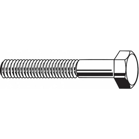 Class 10.9, M12-1.75 Hex Head Cap Screw, Zinc Yellow Steel, 50 mm L, 50 PK