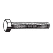 18-8, 3/8"-24 Hex Head Cap Screw, Plain Stainless Steel, 1-1/4 in L, 50 PK